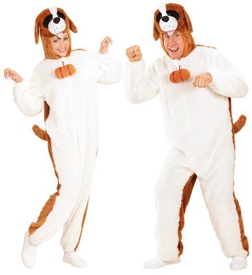 Plyšový overal s kapucňou