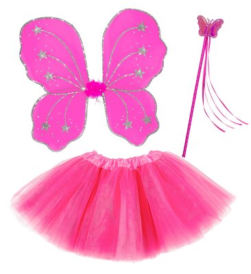 Dievčenská súprava víla, ružová