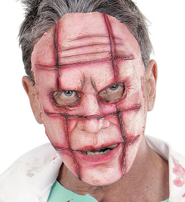 Pánska maska na tvár so zjazvami