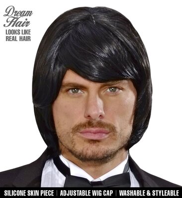 Pánska retro parochňa, čierna