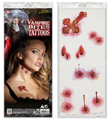 Tetovanie s uhryznutím upírom, 6 kusov