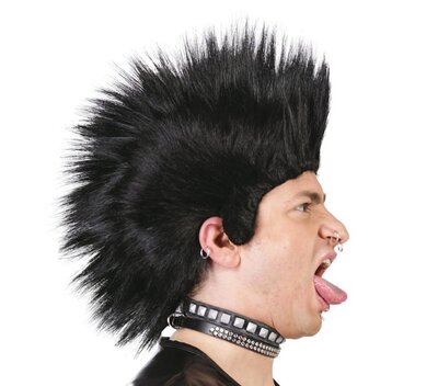 Čierna punková parochňa