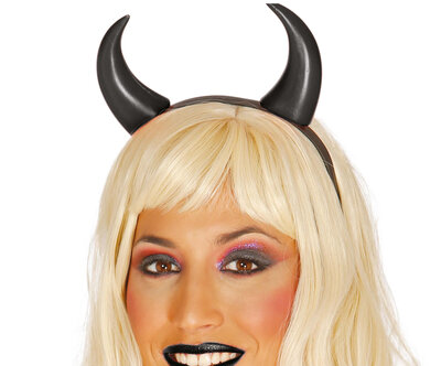 Diabolské rohy, čierne