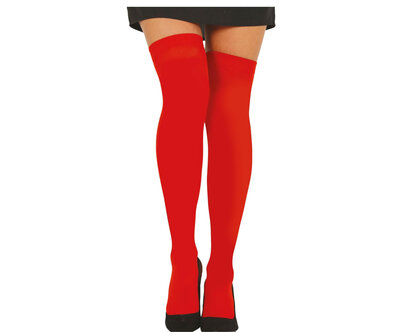 Dámske červené podkolienky