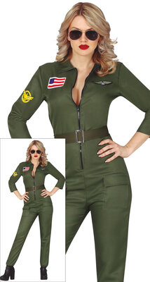 Dámsky kostým pilota stíhačky (Top Gun)
