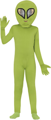 Detský zelený kostým mimozemšťana