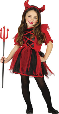 Dievča kostým roztomilý diabol