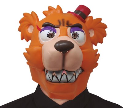 Strašidelný medveď/Freddyho latexová maska (Five Nights at Freddy's)