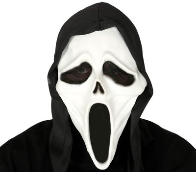 Maska s kapucňou Scream