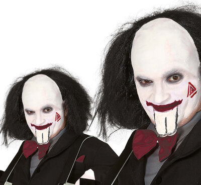 Paruka Jigsaw (plešatá s čiernymi vlasmi)