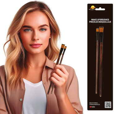 Sada 2 štetcov na líčenie tváre