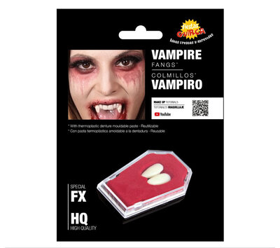 Upírske zuby s tepelnou hmotou