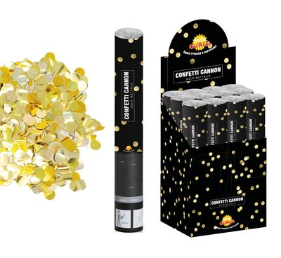 Zlaté kolesové konfety, 40 cm