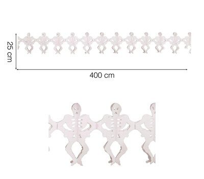 Halloween girlanda kostry, 4 m