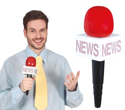 Mikrofón pre novinárov, 25 cm