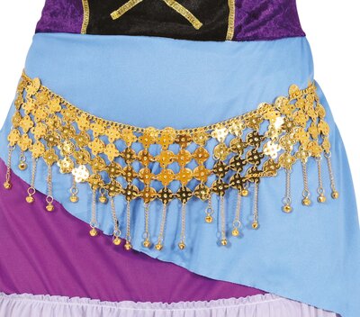 Zlatý pás pre brušné tance