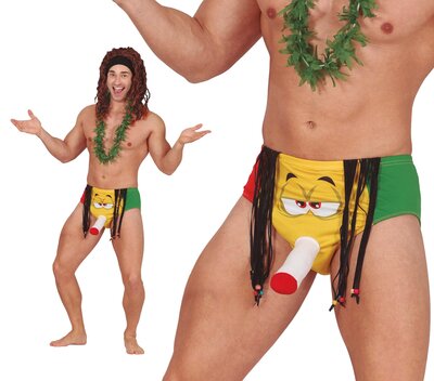 Pánske vtipné nohavičky rasta