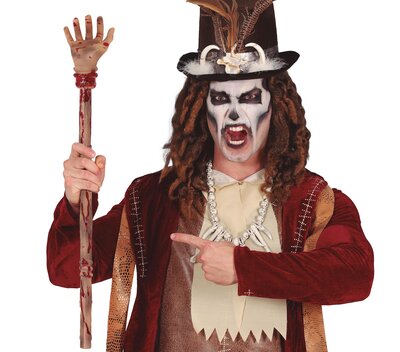 Skladateľná voodoo palica s rukou, 70 cm