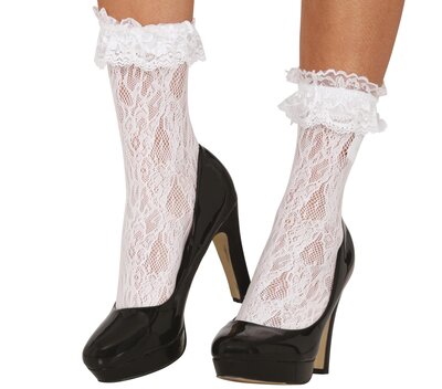 Dámske čipkované ponožky