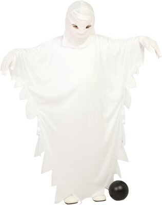 Detský kostým ducha na Halloween