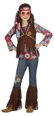 Dievčenský hippie kostým, 60. roky 20. storočia