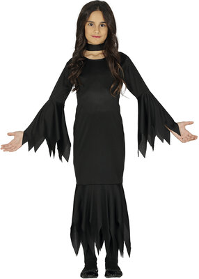 Kostým dievčaťa čarodejnice/Morticia Addams