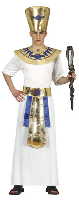 Pánsky kostým faraóna, biely