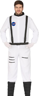 Pánsky kostým astronauta, biely