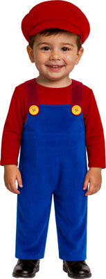 Kostým Super Mario pre batoľa