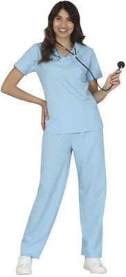 Dámsky kostým zdravotnej sestry, modrý