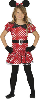 Dievčenský kostým Minnie Mouse