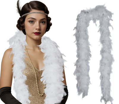 Boa z bieleho peria, 80 g