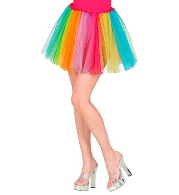 Dámska pestrofarebná tutu sukňa 40 cm