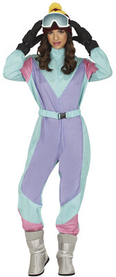 Dámsky retro lyžiarsky oblek