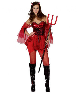 Dámsky sexy kostým diabla