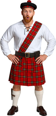 Pánsky kostým dobytka so sukňou