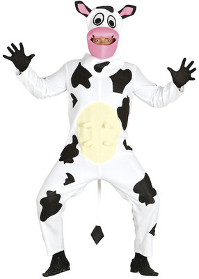 Unisex kostým kravy