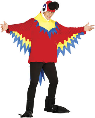 Unisex kostým papagája