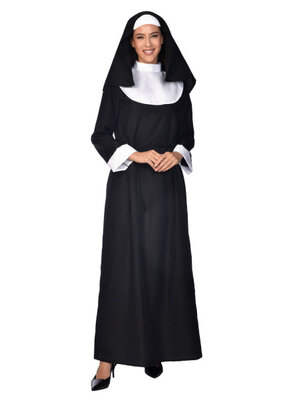 Dámsky kostým mníšky s opaskom, dlhý