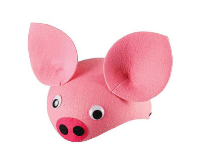 Detská čiapka prasiatko, ružová