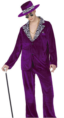 Pánsky kostým kráľa diskoték/pasáka