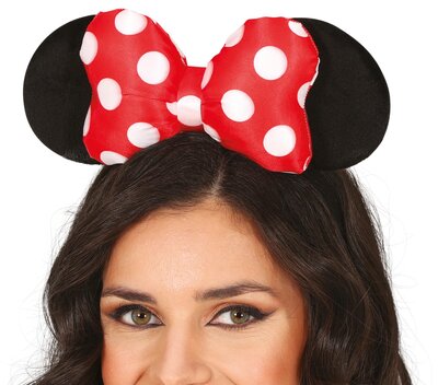 Čelenka s mašľou Minnie Mouse