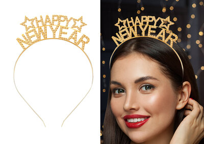 Čelenka s nápisom Happy New Year