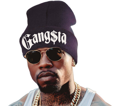 Čiapka s nápisom Gangsta