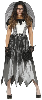 Dámsky kostým Halloween mŕtva nevesta
