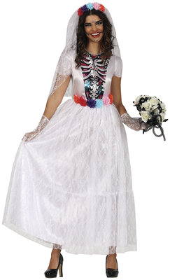 Dámsky kostým La Catrina, Dia de Los Muertos