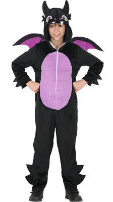 Detský kostým čierny drak