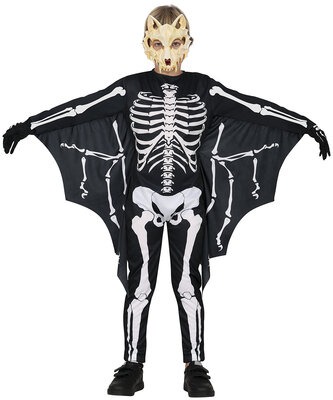 Detský kostým netopierieho kostlivca