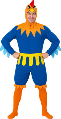 Kostým pre dospelých, modrý kohút
