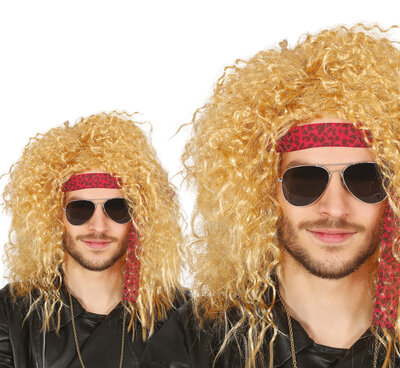 Pánska rockerská parochňa, blond